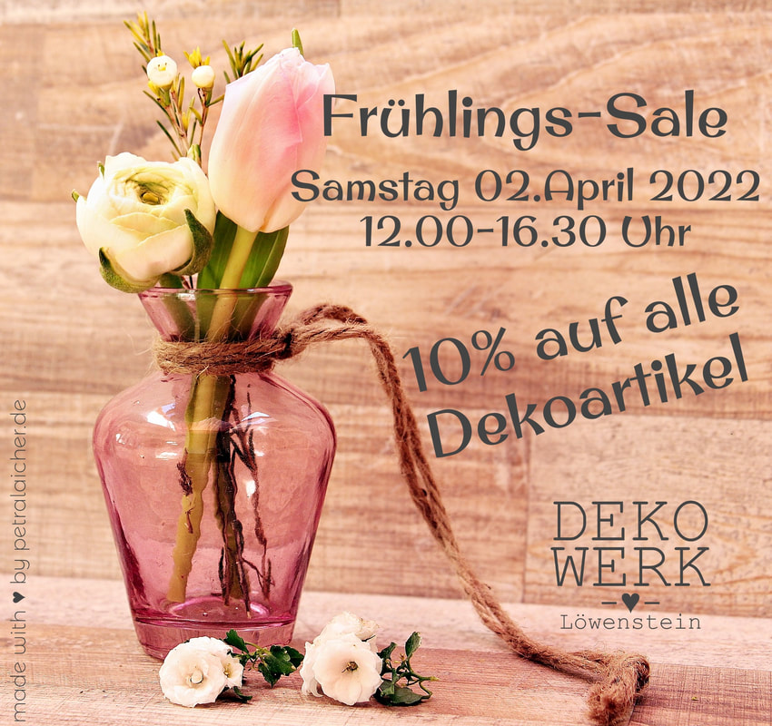 Frühlings Sale Dekowerk Löwenstein